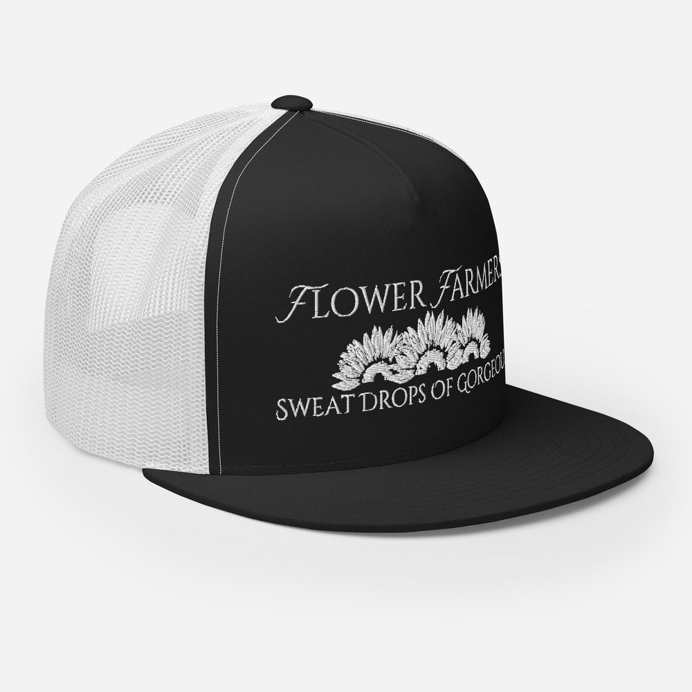 No-Till Flower Farmer Trucker Hat