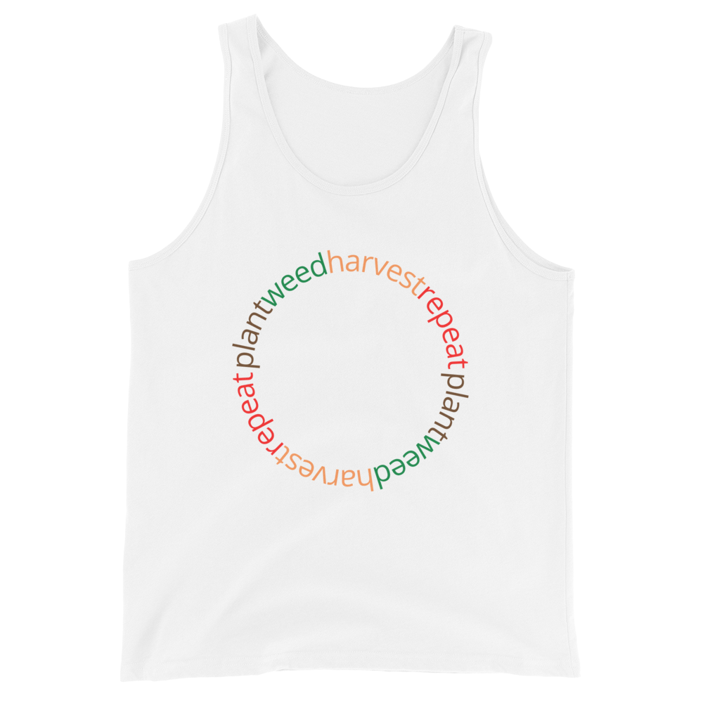 Plant Weed Harvest Repeat Tank Top