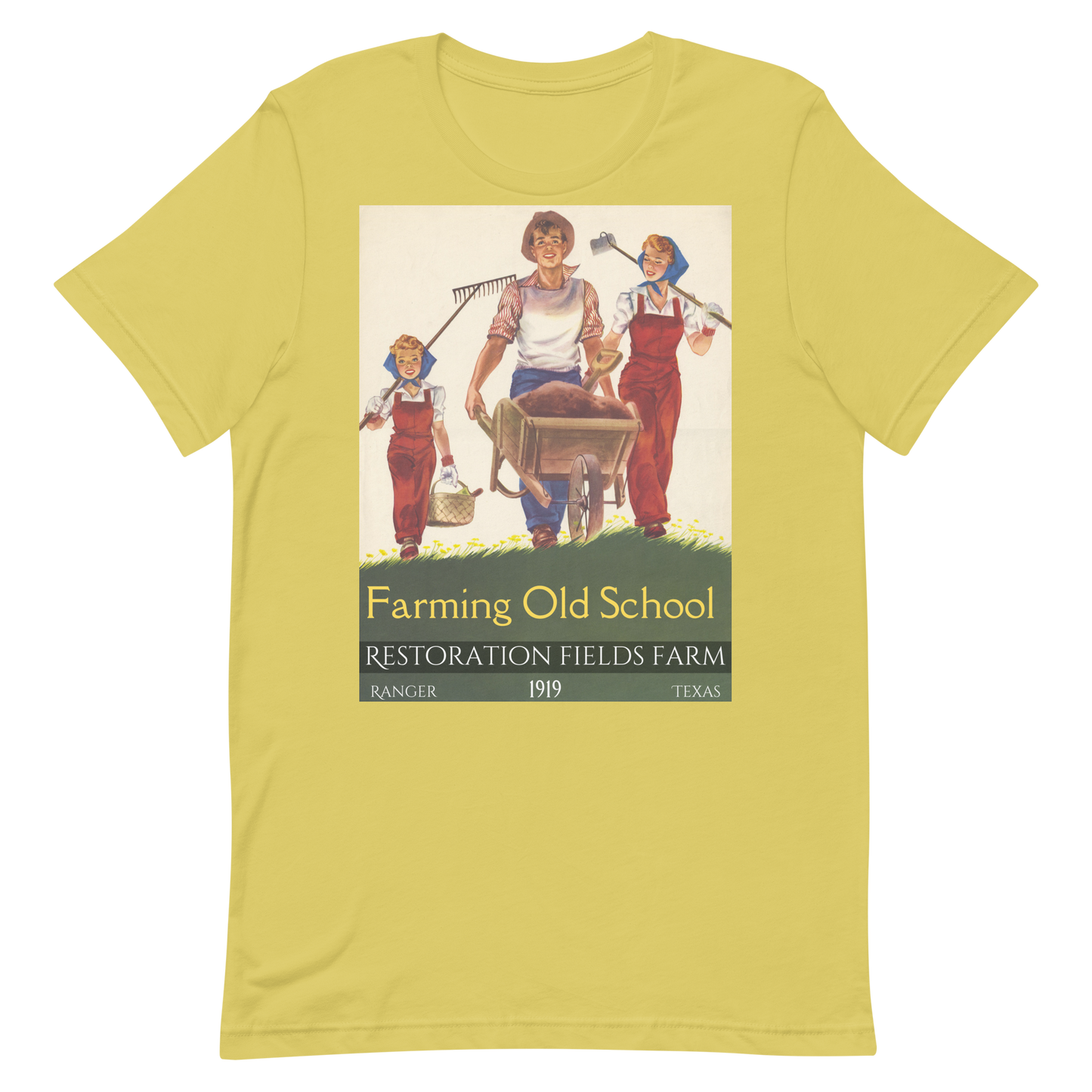 Farming Old School t-shirt