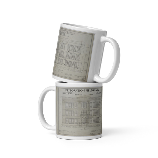 Blueprints of Young School Mug