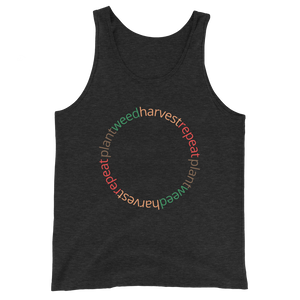 Plant Weed Harvest Repeat Tank Top