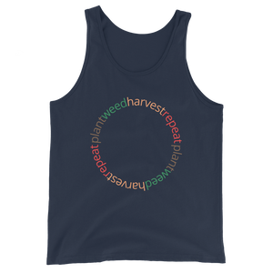 Plant Weed Harvest Repeat Tank Top