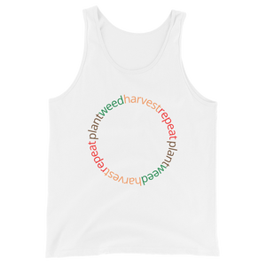 Plant Weed Harvest Repeat Tank Top